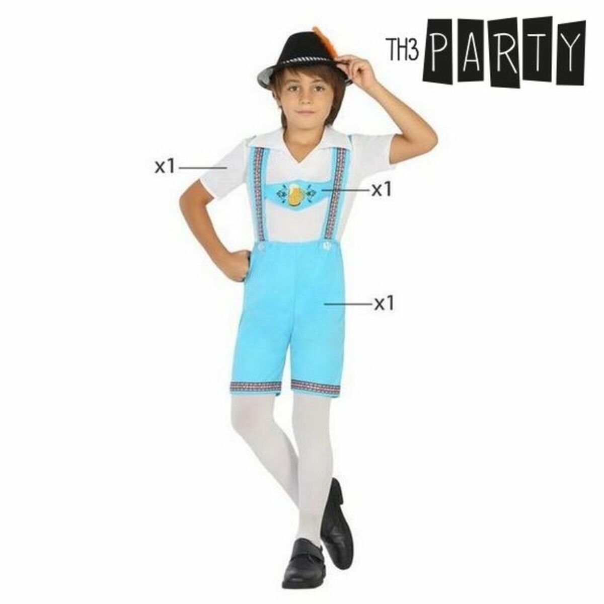 Kostuums voor Kinderen Duits (3 pcs)